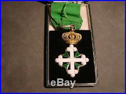 Medaille Ordre Saint Maurice Et Lazare Or Email Commandeur