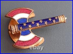 Médaille Ordre de la Francisque 1940 Augis Lyon en superbe état ORIGINAL