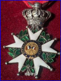 Médaille Ordre de la légion d'honneur demi taille Modèle Monarchie de Juillet