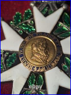 Médaille Ordre de la légion d'honneur demi taille Modèle Monarchie de Juillet