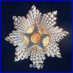 Médaille Plaque Grand Croix Etoile du Bien et du Mérite ORIGINAL France