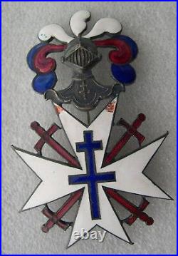 Medaille Plaque Ordre De La Croix De Lorraine Et Des Compagnons De La Resistance