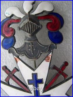 Medaille Plaque Ordre De La Croix De Lorraine Et Des Compagnons De La Resistance
