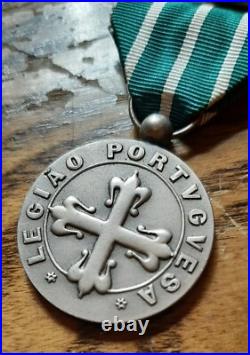 Médaille Portugal LEGIAO PORTUGUESA Fascist medal 1936-1974 ORIGINAL Bronze argt