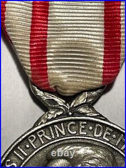 Médaille Principauté de Monaco Honneur et Travail Louis II 1923 (158-48/P31/N1)