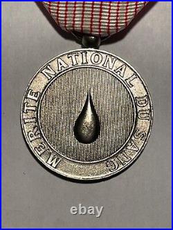 Médaille Principauté de Monaco Mérite National du Don du Sang (158-48/P31)