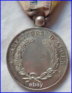Médaille SAUVETAGE SAUVETEURS D'ALGER ALGÉRIE FRANÇAISE AFN ORIGINAL Marine FR