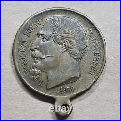 Medaille Satirique 80000 Prisonniers 1870 24mm Sedan Ex Empereur