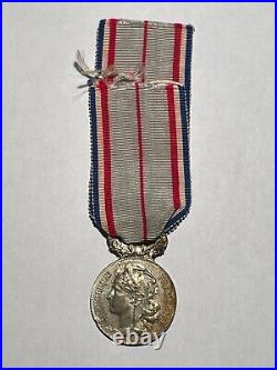 Médaille Société de Sauvetage de la Corrèze en Argent (158-48/P31)