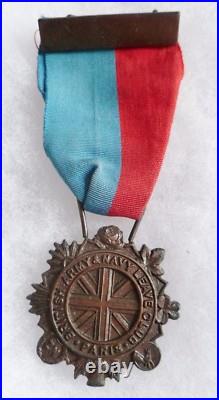 Médaille UK GB BRITISH ARMY and NAVY LEAVE CLUB PARIS 1916 WWI ORIGINAL MEDAL