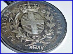 Medaille Valeur Militaire Sardaigne Guerre Italie 1859 Artillerie Collection