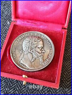 Médaille Victor-emmanuel Alliance Franco-sarde 1859 Avec Écrin Graveur Gayrard