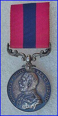 Médaille anglaise DISTINGUISHED CONDUCT MEDAL DCM GEORGE V 1914-1918