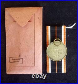 Médaille, broche, lettres de reconnaissance du gouvernement allemand