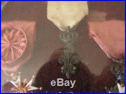 Medaille cadre ordre militaire st louis or ordre du lys et legion honneur
