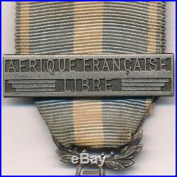 Médaille coloniale Afrique française libre F. F. L