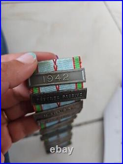 Médaille commémorative 1939/1945 Taille Ordonnance 11 Agrafes Dont La Rare 1942