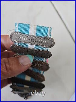 Médaille commémorative Coloniale 39/45 Taille Ordonnance 12 Agrafes L'orientale