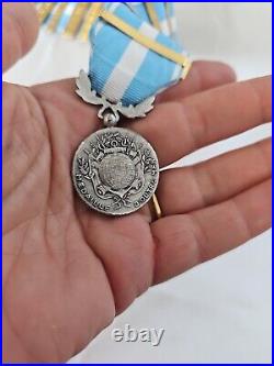 Médaille commémorative D'Outre-Mer 1962 Taille Ordonnance 15 Agrafes D'OPEX