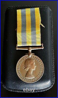 Medaille commemorative anglaise guerre de Corée attribuée Medal Korea