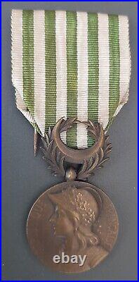 Médaille commémorative des Dardanelles 1918 ORIGINAL bronze WW1 FRENCH MEDAL