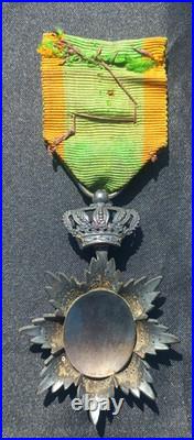 Médaille croix Chevalier ordre du Dragon D'Annam Ordre Dragon Vert Indochine