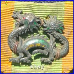 Médaille croix Chevalier ordre du Dragon D'Annam Ordre Dragon Vert Indochine
