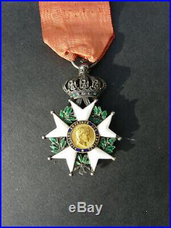 Médaille croix commandeur legion honneur 2 eme empire napoleon