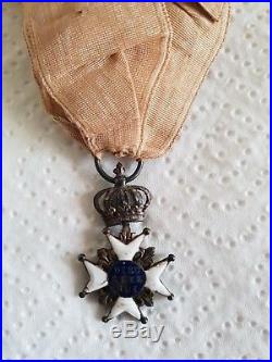 Médaille croix de l' ordre de st louis en or vers 1693 (lm)