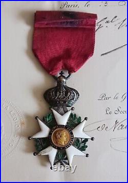 Medaille croix legion d'honneur second empire