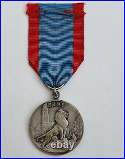 Médaille d'Arras, 1914-1918