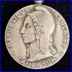 Médaille d'Honneur des Chemins de Fer Coloniaux Cameroun bronze