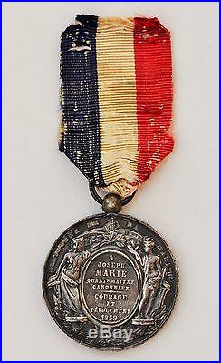 Médaille d'Honneur des actes de Courage, Ministère de la Marine, 1859
