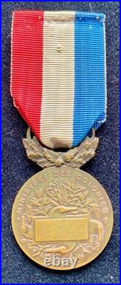 Médaille d'Honneur du Ministère des Colonies 5éme Classe Bronze France
