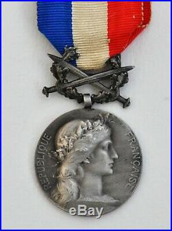 Médaille d'honneur des Affaires Etrangères, avec glaives, argent