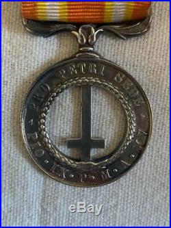 Médaille de Castelfidardo 1 agrafe Ancona fabrication française