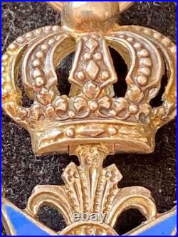 Médaille de Chevalier de l'Ordre de Saint SAVA 1883 dit Saint Au Manteau Vert