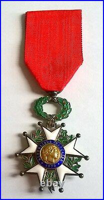 Médaille de Chevalier de la légion d'honneur en argent IIIème république