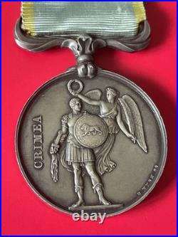 Médaille de Crimée 1854 Petit Chiffre signée Wyon
