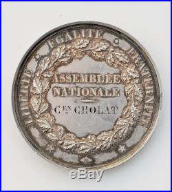 Médaille de Député, Assemblée Nationale 1848 II° République, attribuée