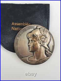 Médaille de Député, V° République, G. Germain, 1962, argent