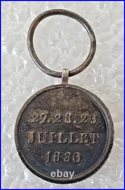 Médaille de Juillet 1830, modèle réduit, type non officiel, 17 mm