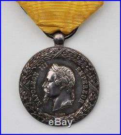 Médaille de l'Expédition de Chine, 1860, signée Barre