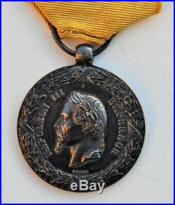 Médaille de l'Expédition de Chine 1860, signée Barre, parfait état