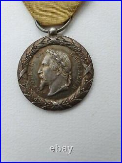Médaille de l'Expédition de Chine 1860, signée E. Falot