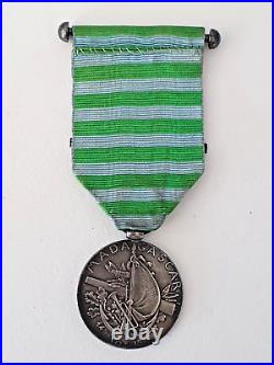 Médaille de l'Expédition de Madagascar, 1895, argent, parfait état