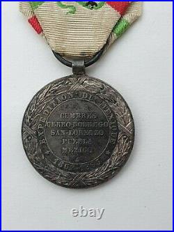 Médaille de l'Expédition du Mexique 1862-1863, signée Barre