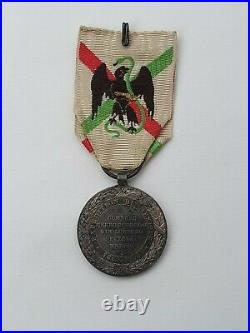 Médaille de l'Expédition du Mexique 1862-1863, signée Barre