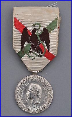 Médaille de l'Expédition du Mexique, 1863, signée Barre, etat parfait