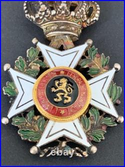 Médaille de l'Ordre de Léopold avec glaives Belgique